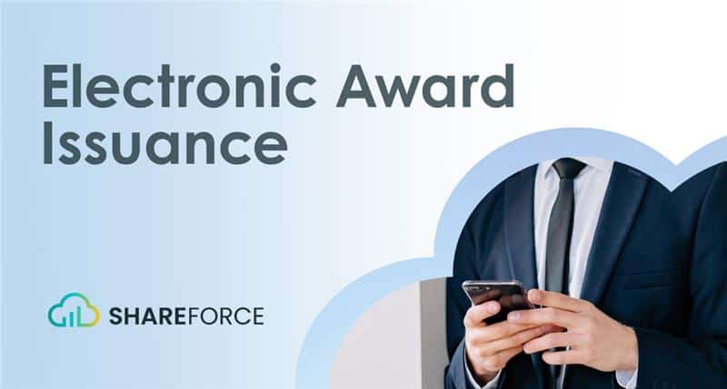 electronic award issuance banner image