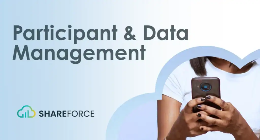 participant & data management banner image